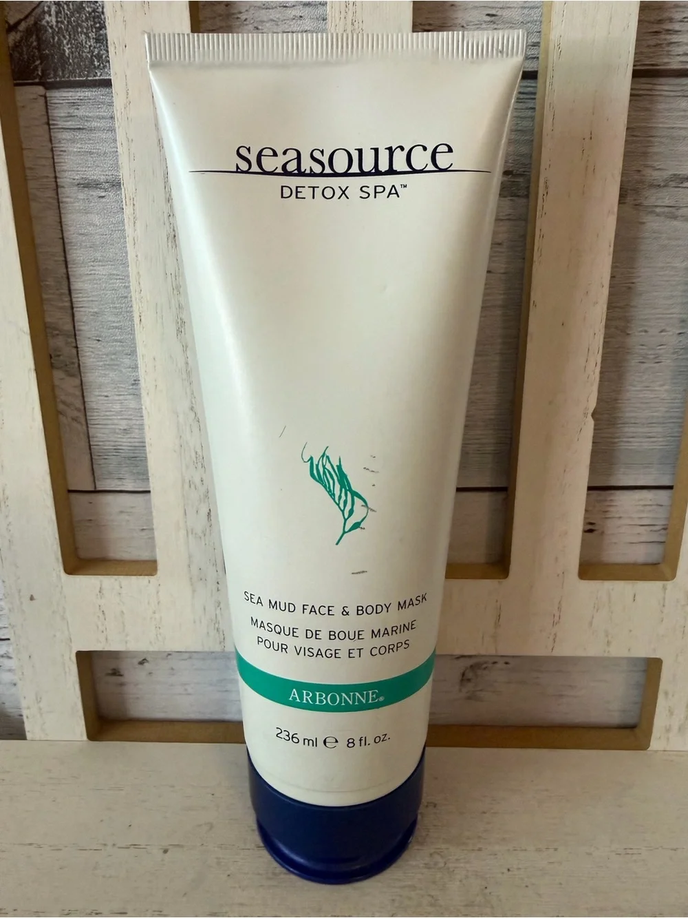 Arbonne Seasource Detox Spa Sea Mud Face & Body Mask 8 fl oz NEW SEALED